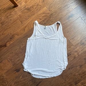 White Old Navy Luxe Tank Top